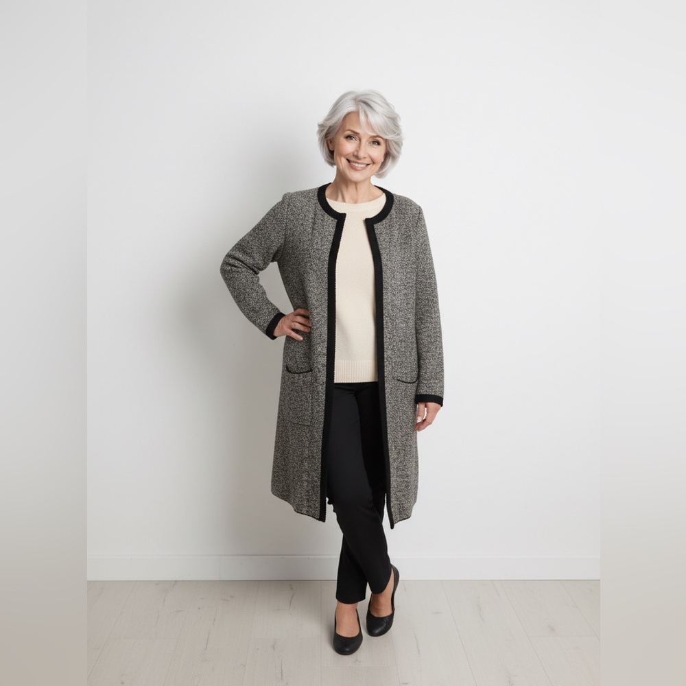 Grace Long Women’s Cardigan PTP 21” L 35”